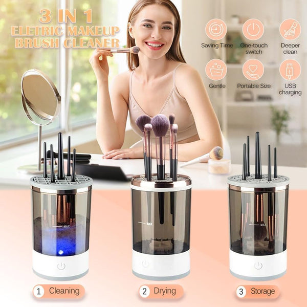 Rechargeable Electric Makeup Brush Cleaner