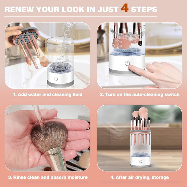 Rechargeable Electric Makeup Brush Cleaner