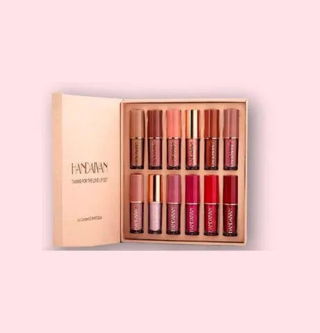Handaiyan 12-Piece Lip Gloss & Matte Lipstick Set