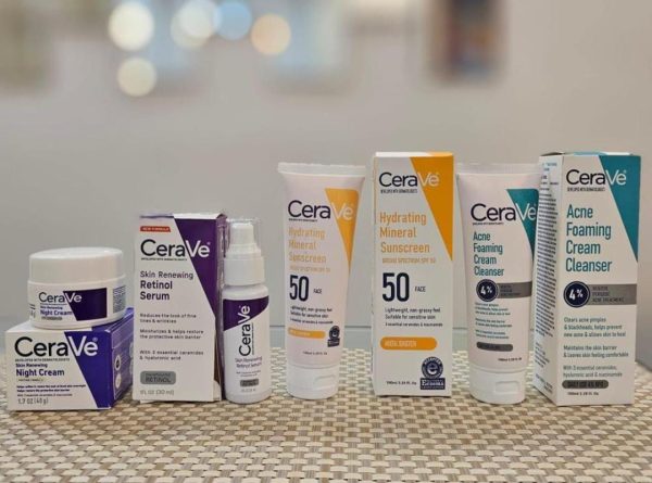 "4 in 1  CeraVe skin care kit – Natural Exfoliator for Smooth & Glowing Skin"